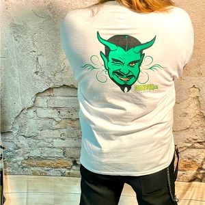 Brand new men’s Sancho Inc long sleeve shirt  available in black or white